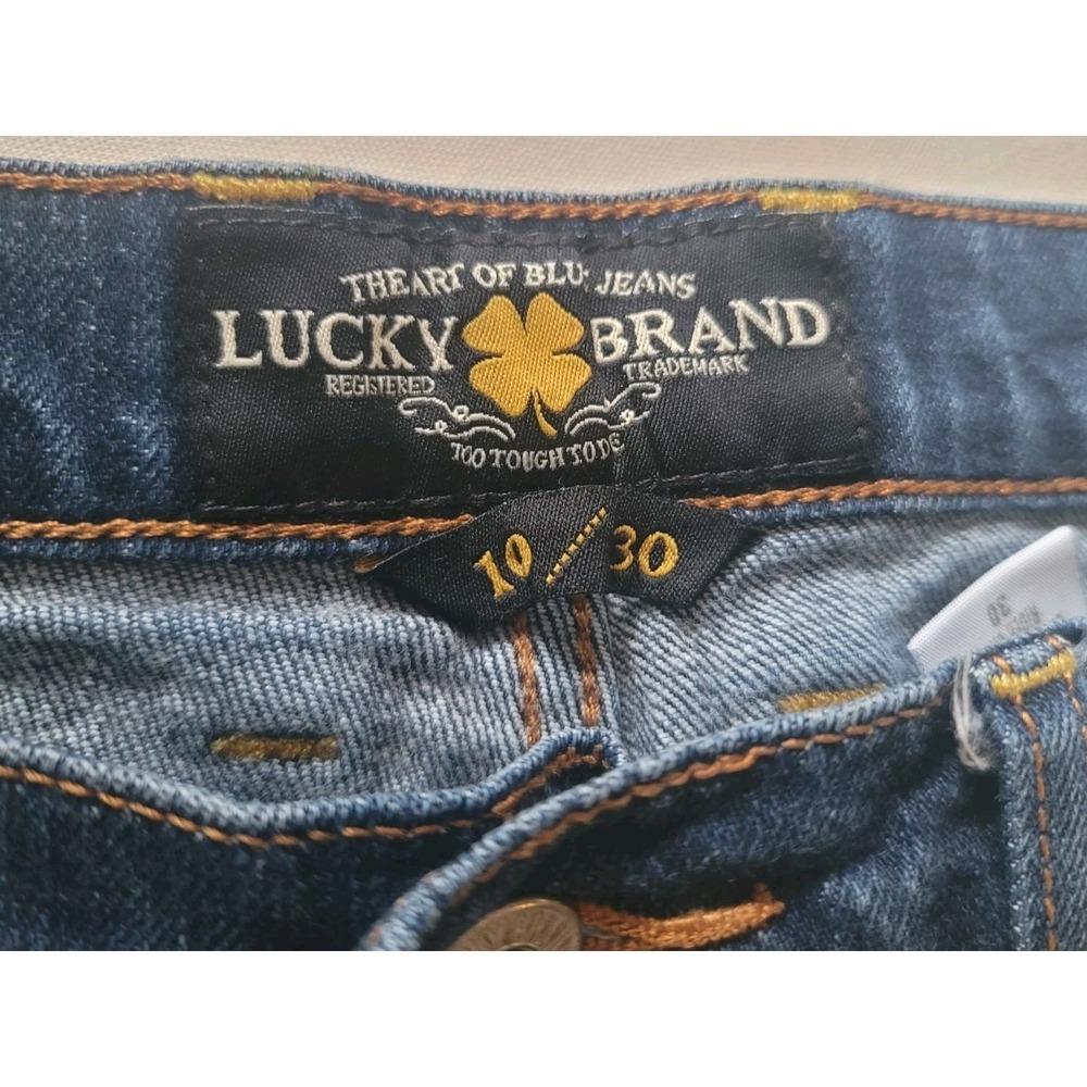 Lucky Brand Women's Jeans Cropped Straight Leg Women 10/30 Stretch Denim Casual